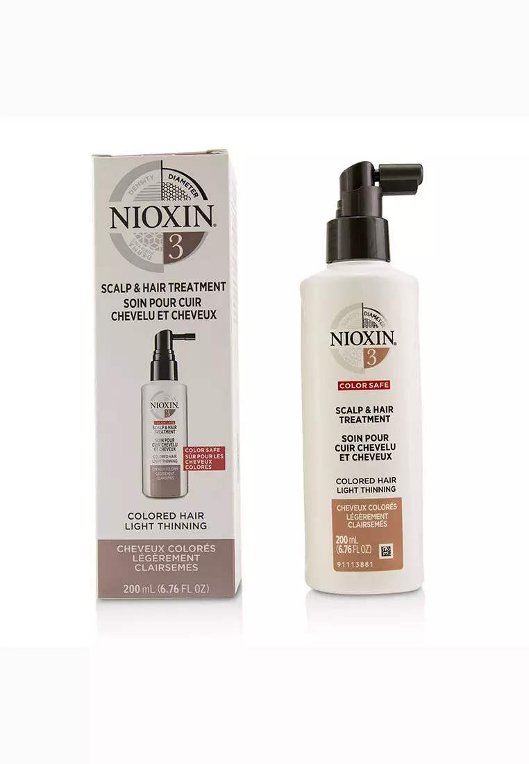 Nioxin - Diameter System 3 Scalp & Hair Treatment (Colored Hair, Light Thinning, Color Safe) 200ml/6.76oz