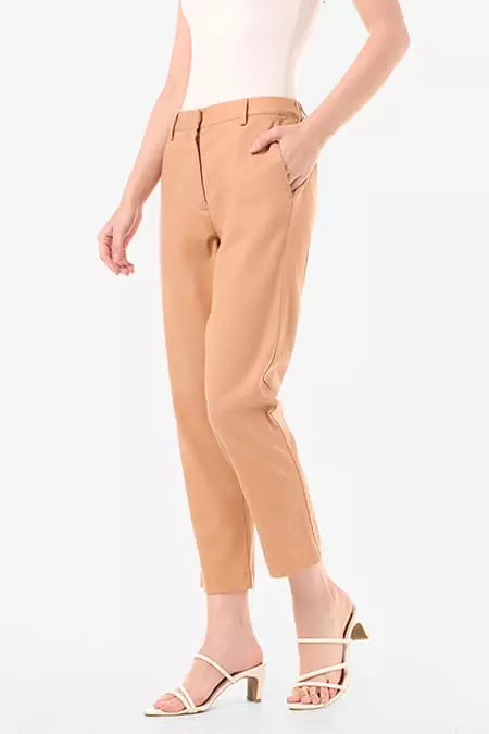 Minimal BB Sanova Pants Brown Warna Brown