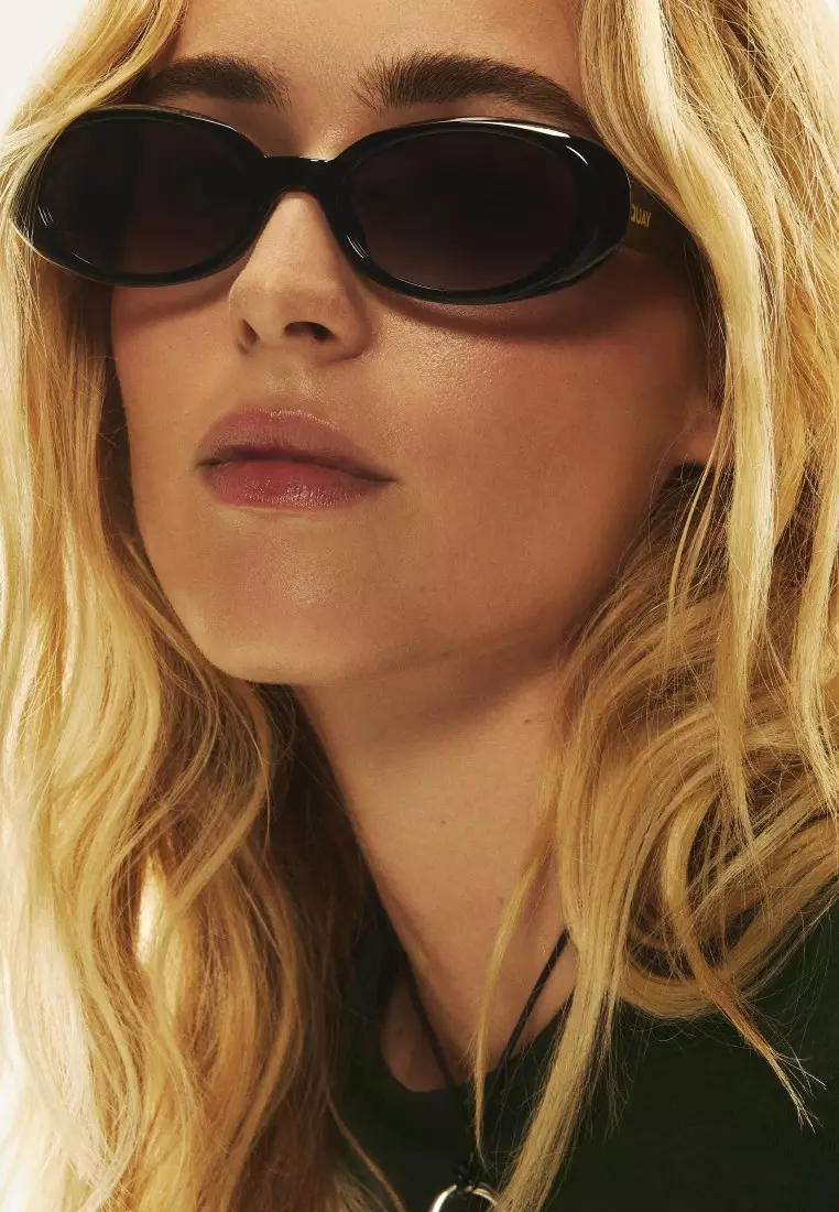 Felt Cute Sunglasses - Black/Smoke