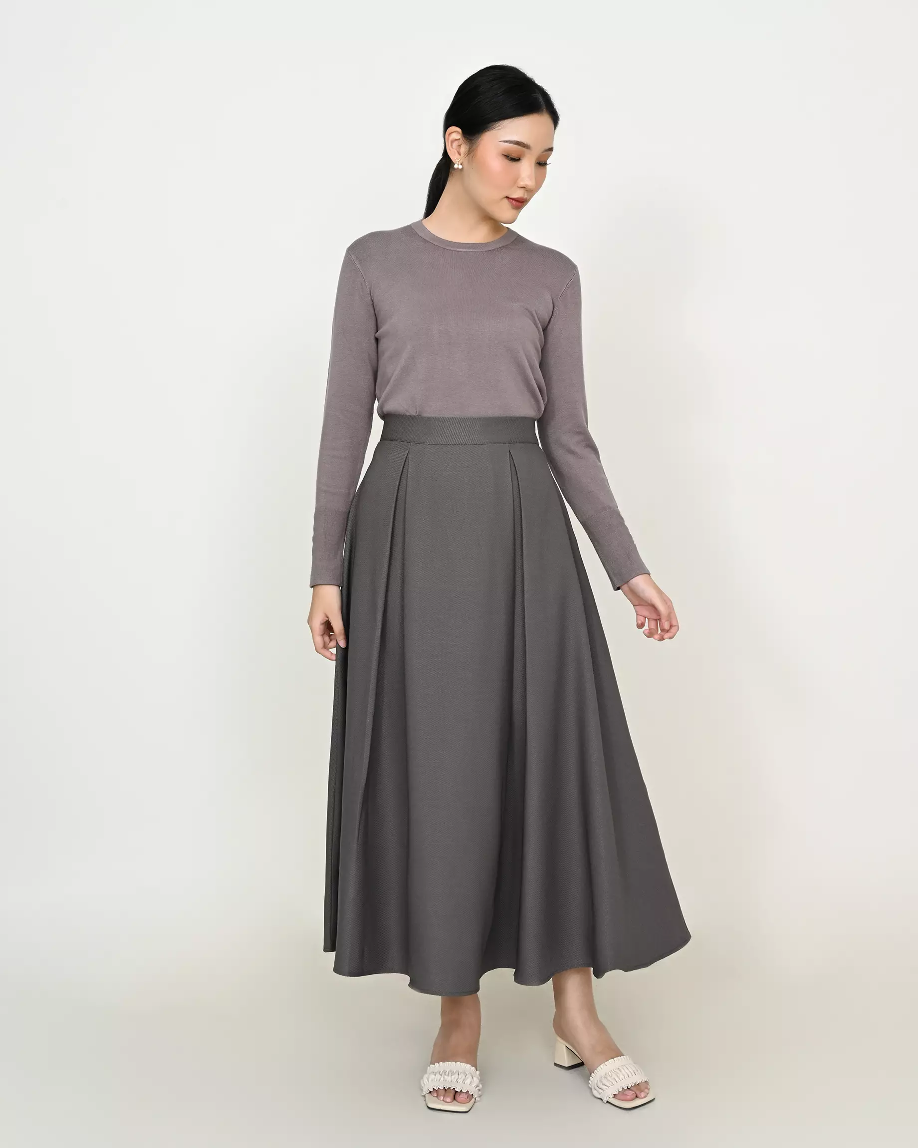 Geulis.id CHITOSE SKIRT - Olive