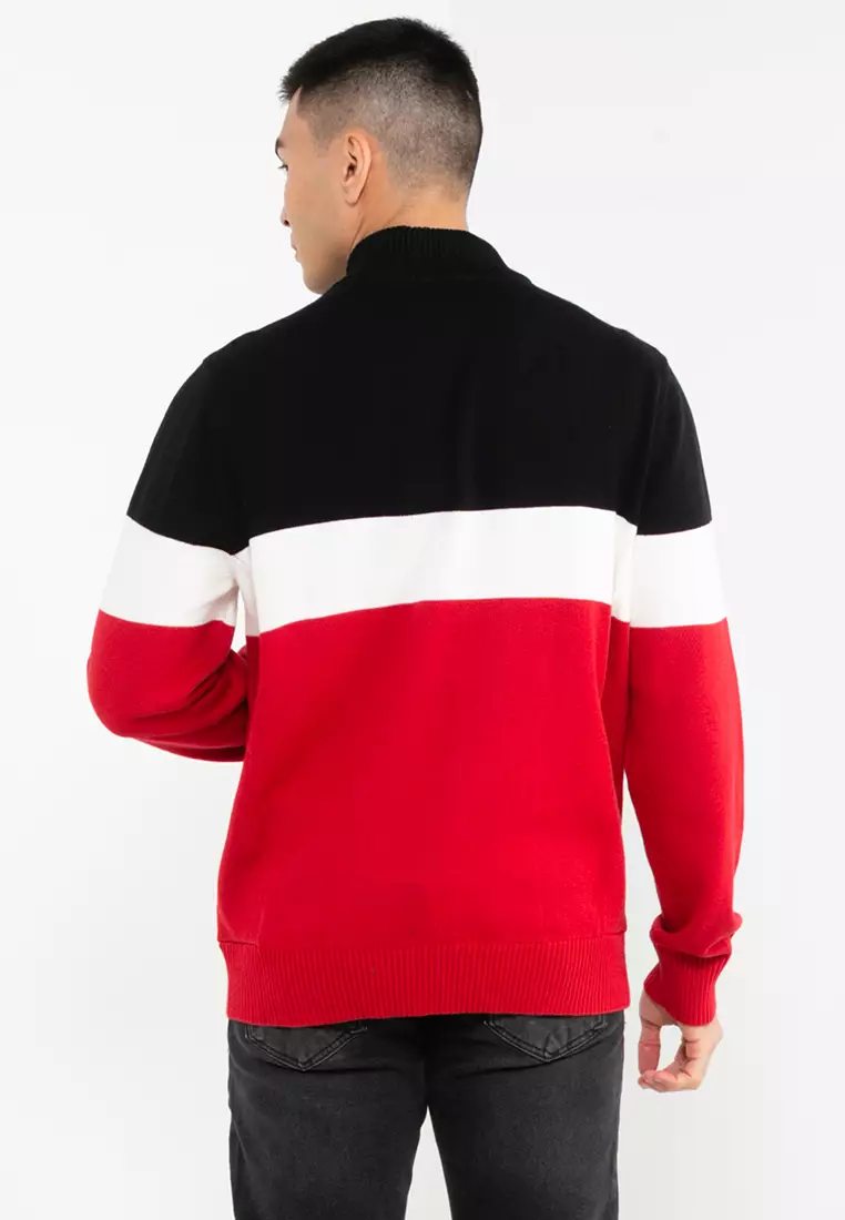 Darting 1/4 Zip Sweater
