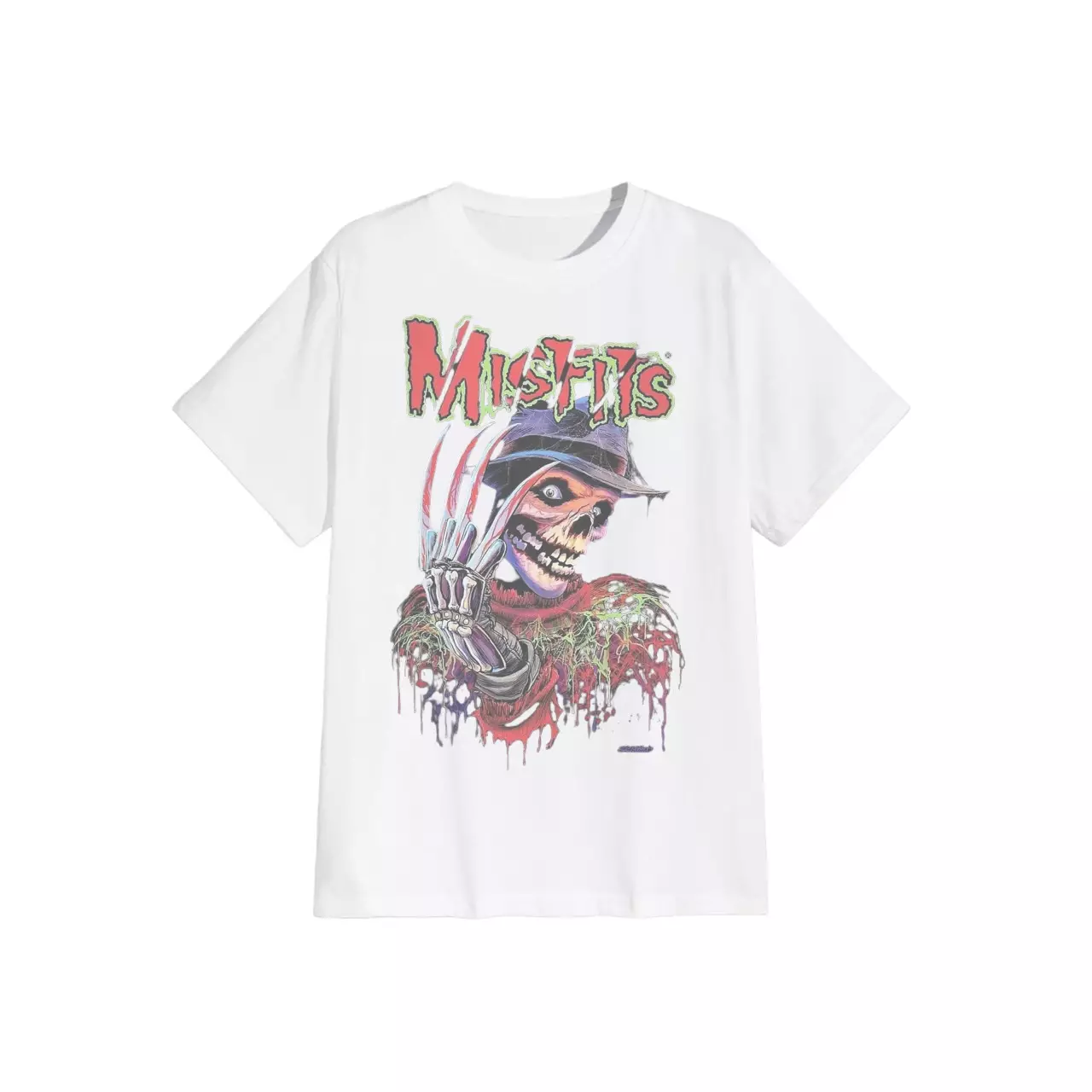 Ossu T-Shirt Freddie Misfits White T-shirt