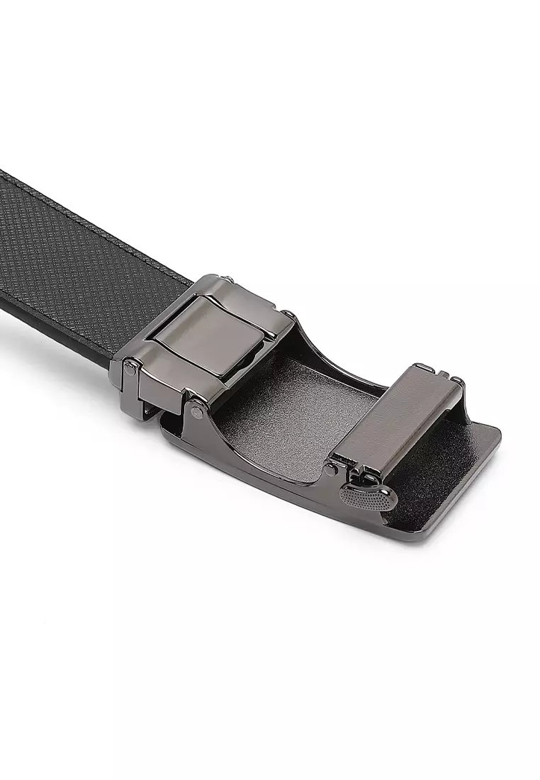 Men's 35mm Automatic Buckle Belt (自動腰帶) - 黑色