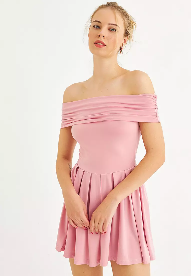 Madonna Collar Mini Dress