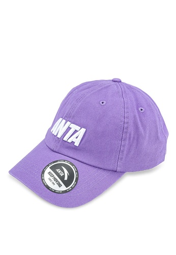 Anta purple Lifestyle Baseball Hat 39732AC65CF1F7GS_1
