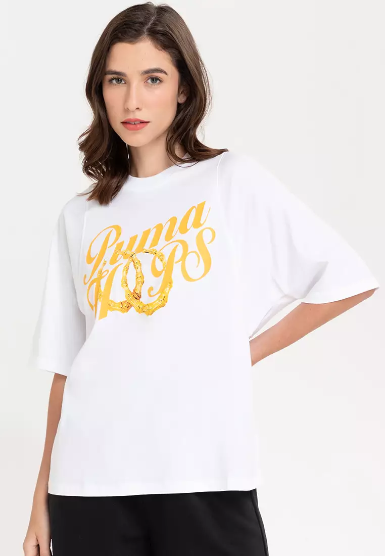 Gold and hotsell white puma shirt