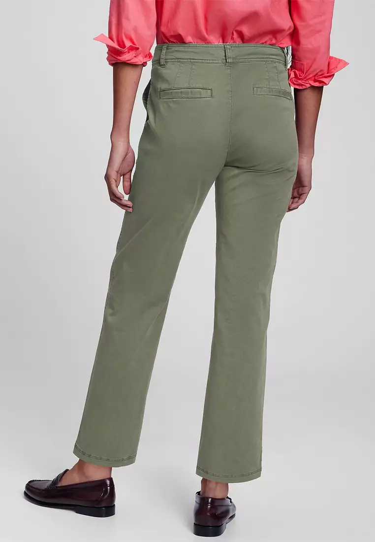 High Rise Girlfriend Khakis  Pants for women, Khaki trousers, Khaki pants  outfit