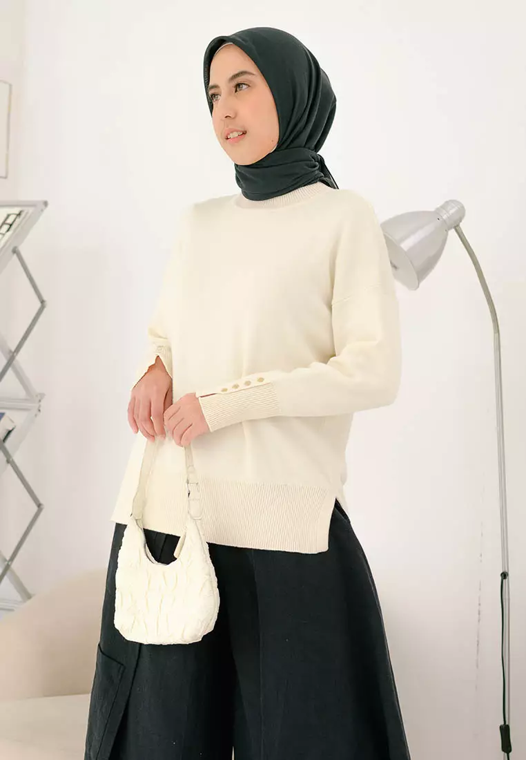 Michi Knit Broken White