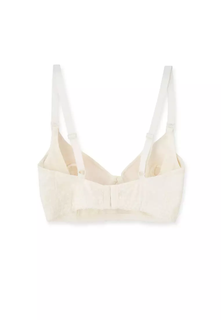 Ecru Maternity Soft Bra, Non-Padded, Non-wired, Underwear for Women