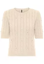 Ecru/White Pearls/Rhinestones