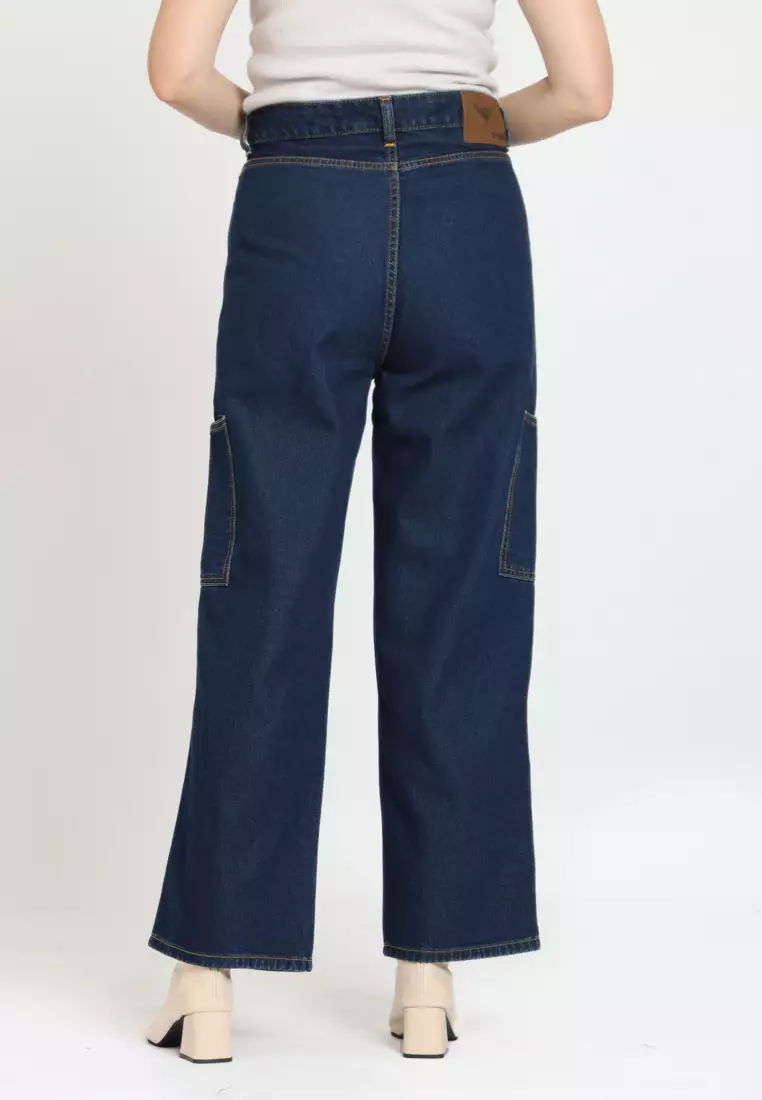 Baggy Jeans Cargo Wanita Jet Star 272406