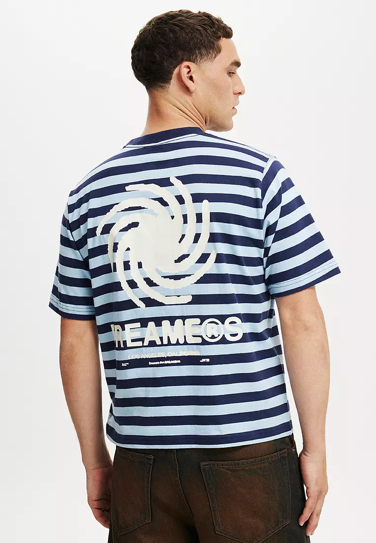 Cropped Fit Graphic T-Shirt