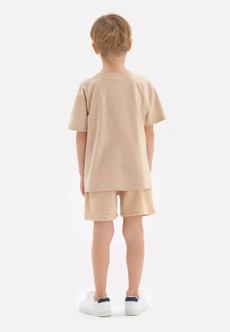 Brown Shorts, Regular, Short Leg, Loungewear for Boys