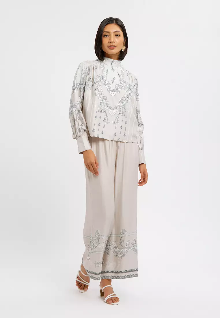 Minimal Top Saida Smoke Grey