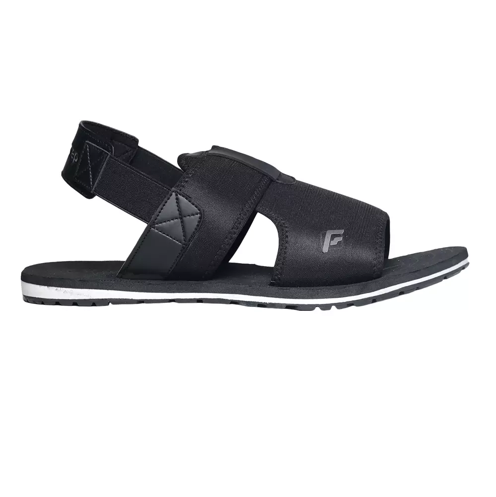 Footstep Footwear Sandal Pria Azhar - Black Sendal Lebaran Haji Umroh Umrah Safar Mudik Kasual Anti Slip