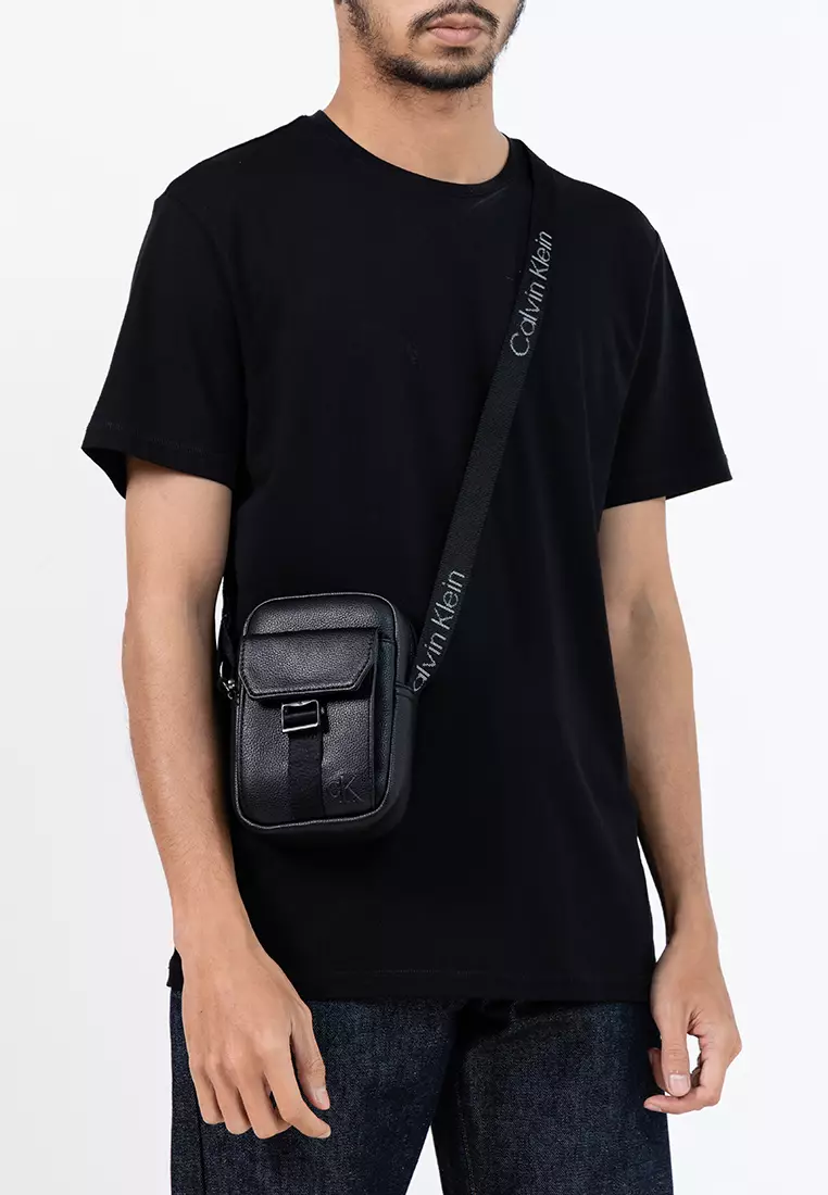 Webbing Strap Slim Reporter Bag