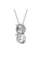 Her Jewellery silver Dancing Kitty Pendant (White Gold) - Made with Zirconia from Swarovski E9D80ACC8C4076GS_2