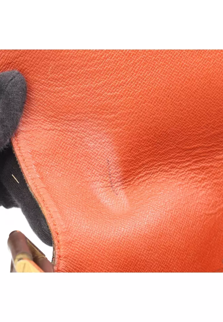 Pre-Loved Louis Vuitton Musette Salsa long strap Damier  ebene Shoulder bag PVC leather Brown