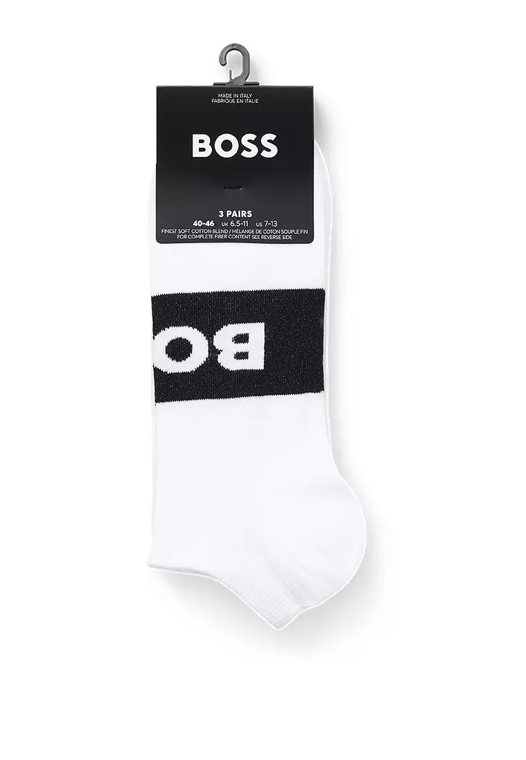 Ankle Length Socks 3 Pack - BOSS Mainline