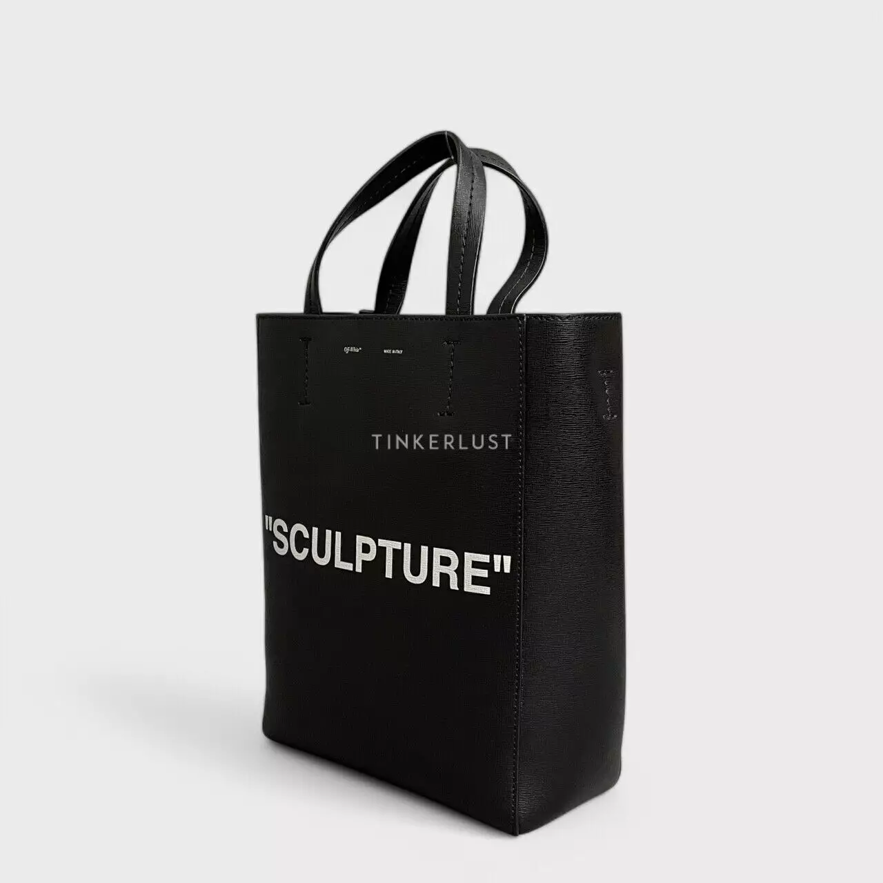 OFF-ＷHITE SCULPTURE トートバッグ　黒 ショルダー紐付き Off White Sculpture Bag Black Off-White Virgil Abloh Black
