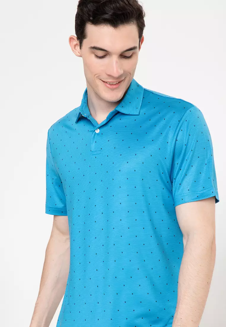 Buy Jack Nicklaus Box Print Polo - Blue Port 2024 Online | ZALORA ...