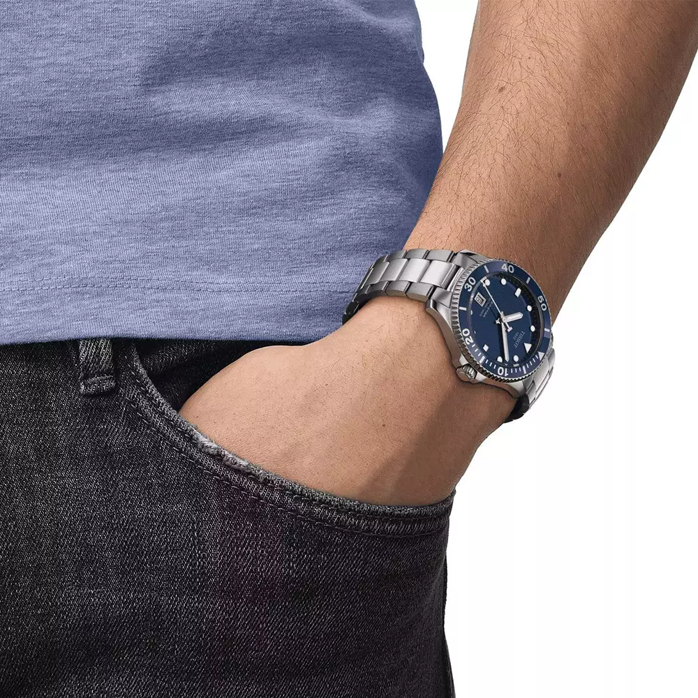 Seastar 100 40 - T120.410.11.041.00 Steel Quartz Blue