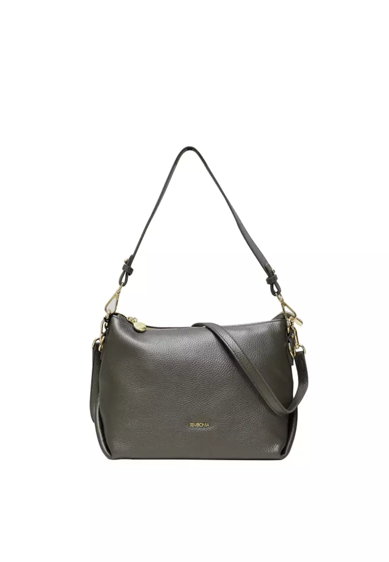 SEMBONIA LEATHER SHOULDER BAG 63383 802