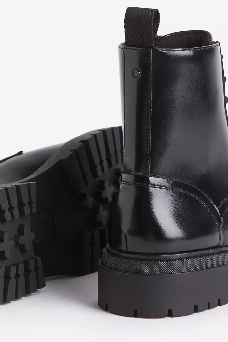 Buy H&M Laceup boots 2023 Online ZALORA Singapore