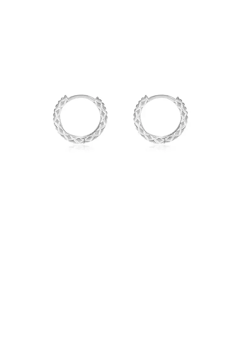 Buy silver hoop earrings discount