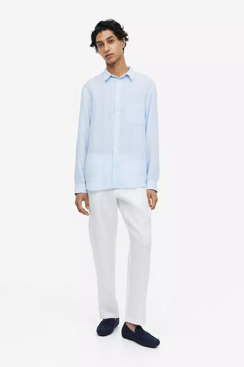 Buy H&M Regular Fit Linen shirt 2024 Online | ZALORA Philippines