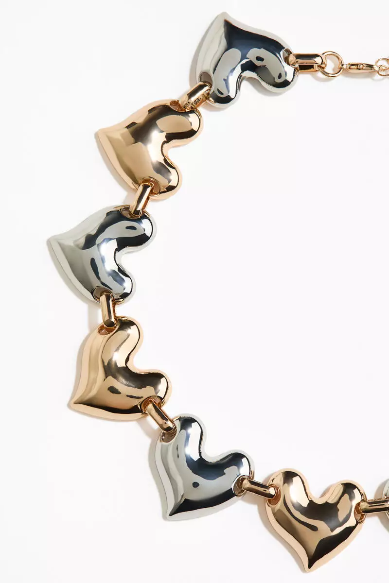 Heart-chain necklace