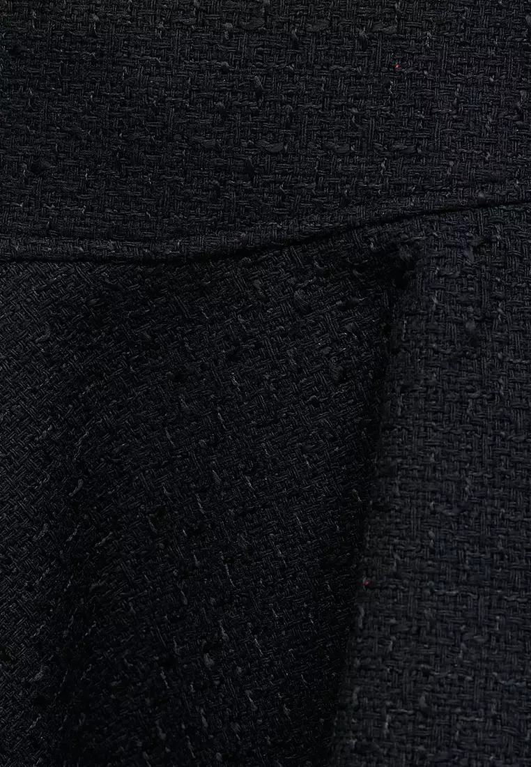 Flounced Winter Mini Skirt