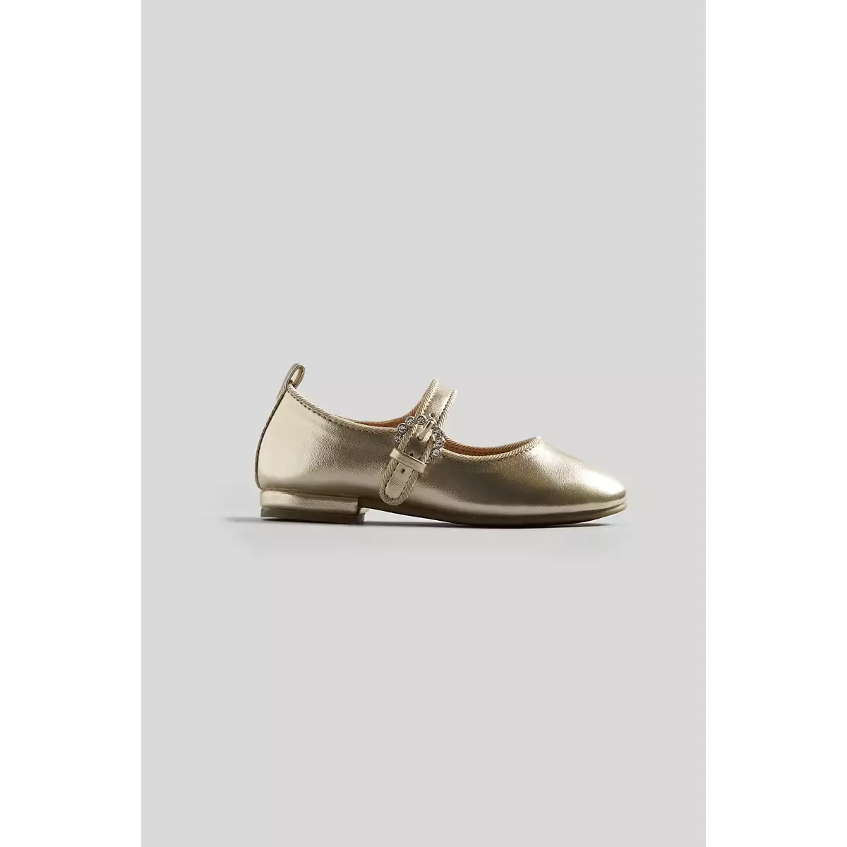 Mothercare Gold Ballerina Shoes - Sepatu Anak Perempuan (Kuning)