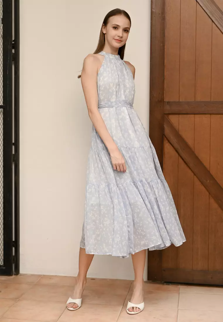 碎花连衣裙