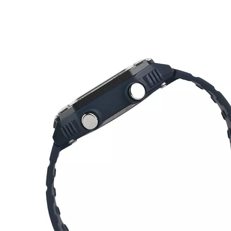 Jam Tangan Unisex Casio Standard WS-B1000-2AVDF WSB100 WS-B1000 Step Tracker Blue Resin Band