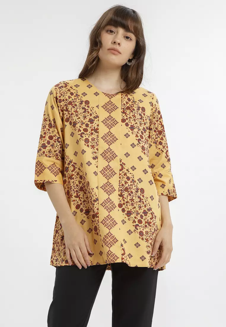 Minimal Emy Blouse Honey Gold