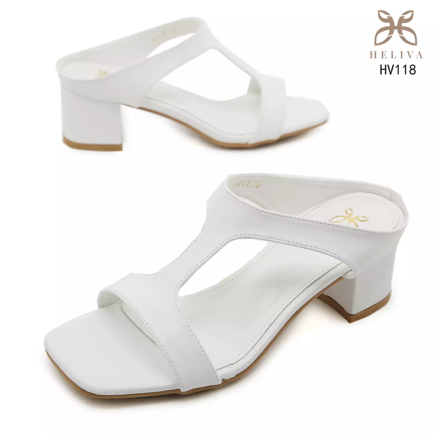 HELIVA NOLIN Sandal Heels Wanita Hak 5.5cm HV118