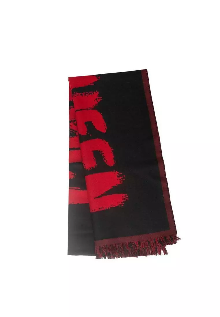 Oversize Mcqueen Graffiti Scarf