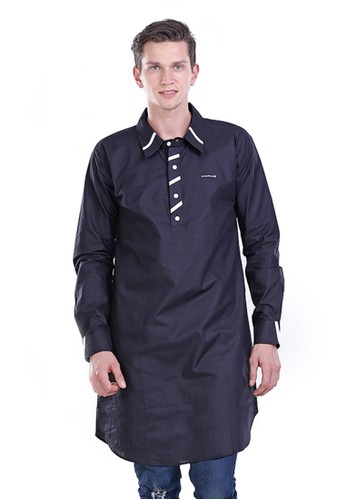 Jual Hrcn Hrcn Black Kurta Original Zalora Indonesia