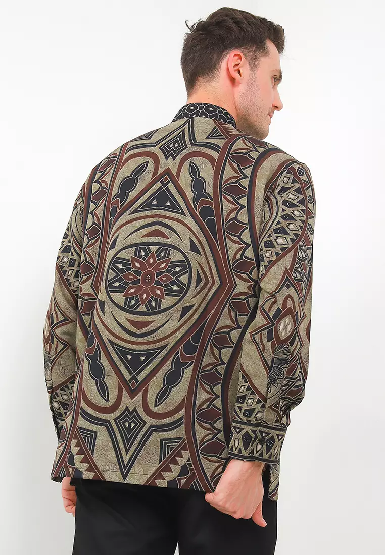 Koko Batik Regular Fit Motif Matahari