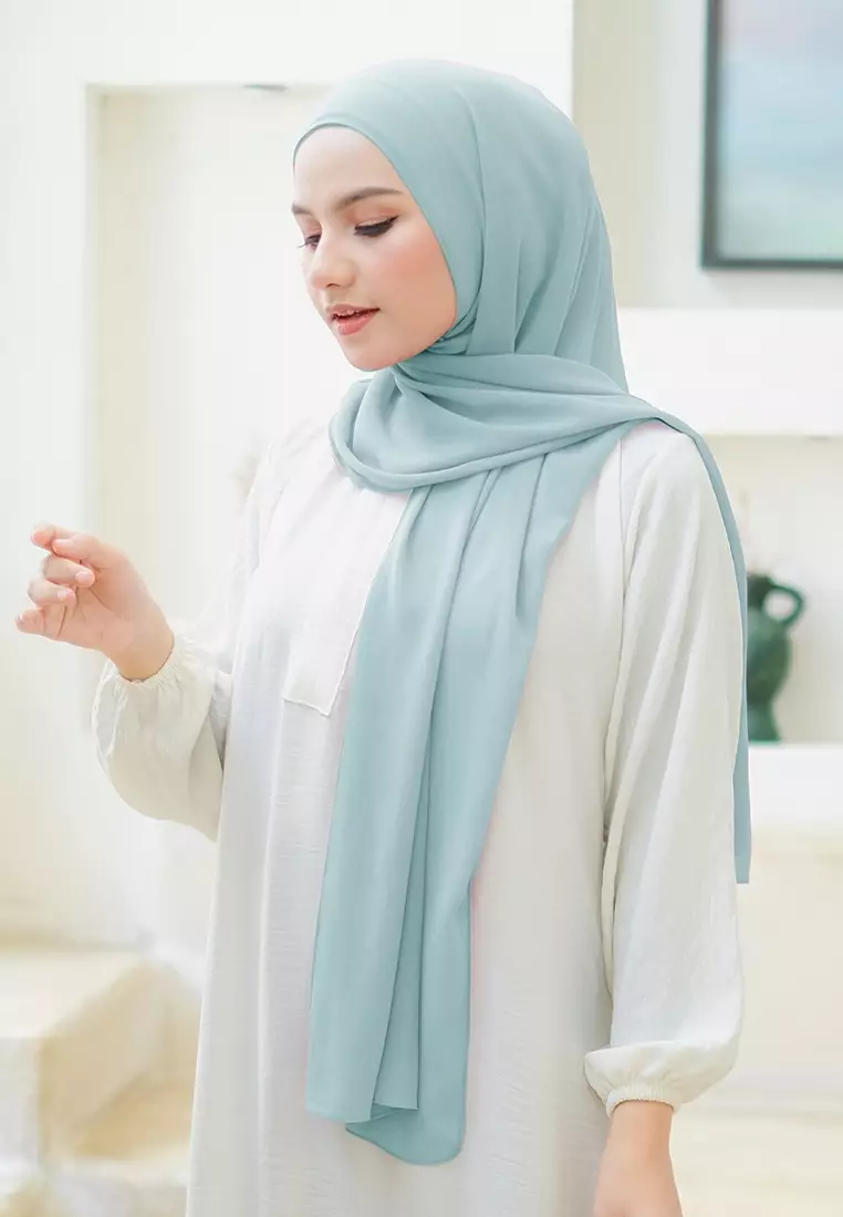 HIJAB INSTAN LATIFA - CYAN