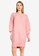 niko and ... pink Casual Knit Dress 104AAAA60282F1GS_1