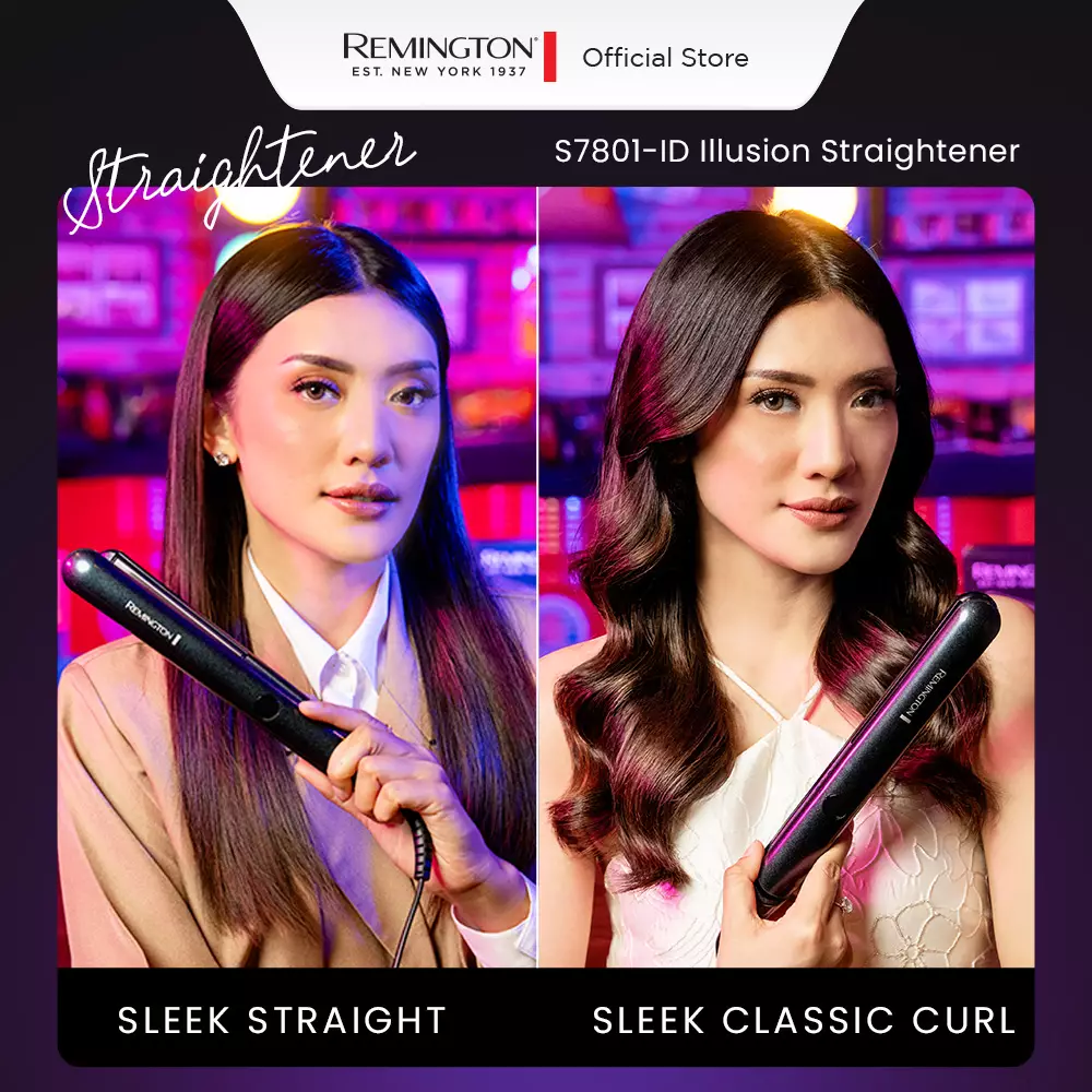 Remington Catokan Pelurus Rambut Illusion Straightener S7801-ID