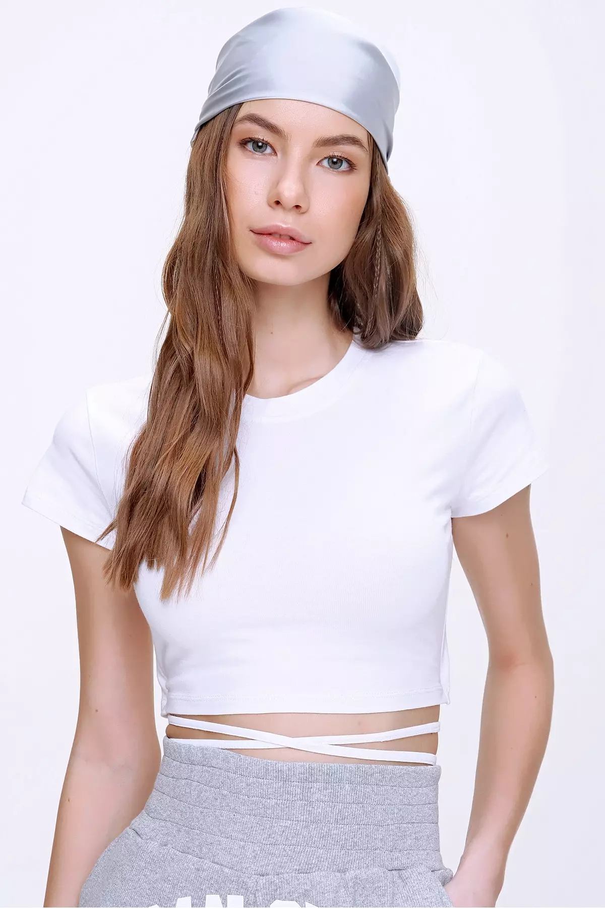 Buy Alacati Plain Crop Top Online