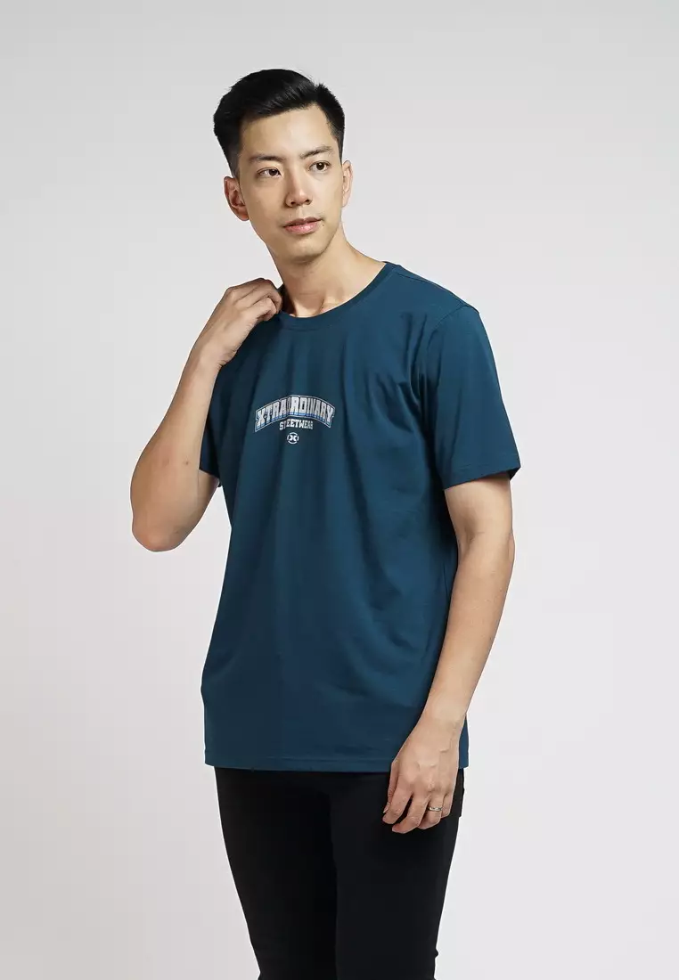 XTRAORDINARY T-Shirt Cotton Spandex Pria 48092