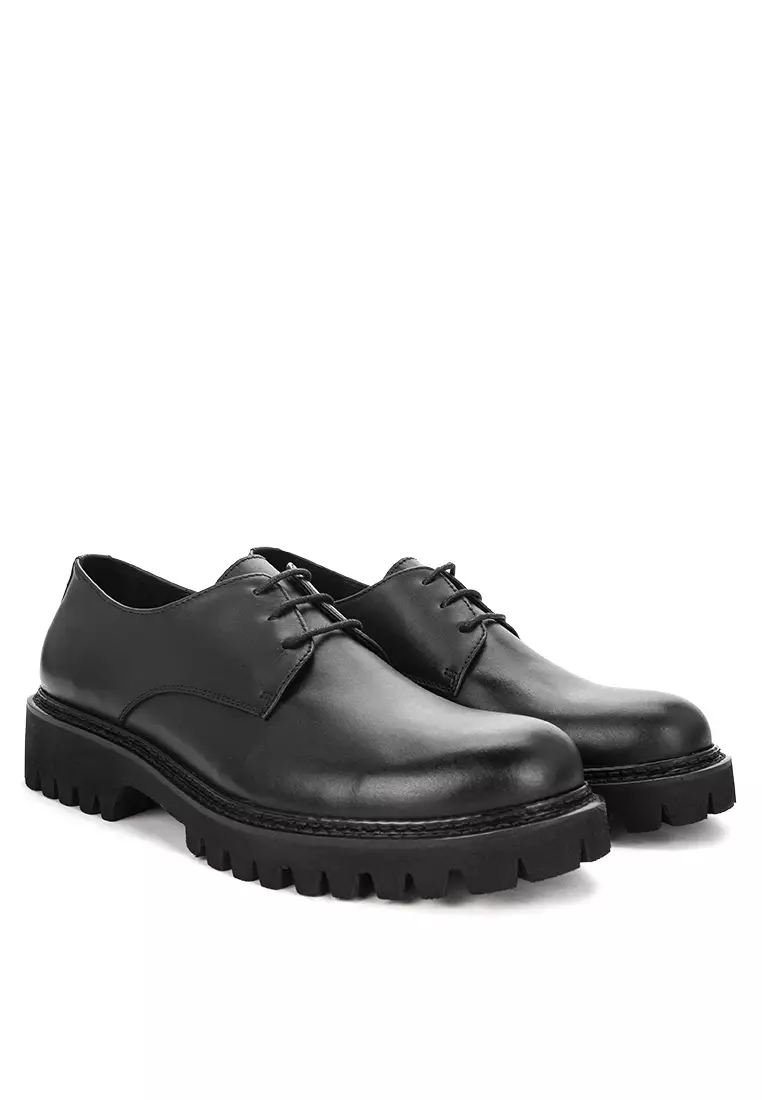 Connor Black Derby Shoes
