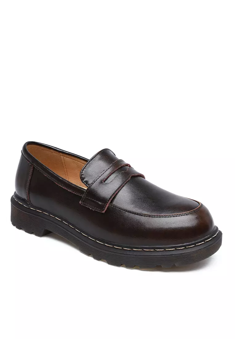 Leather loafers DS0421.