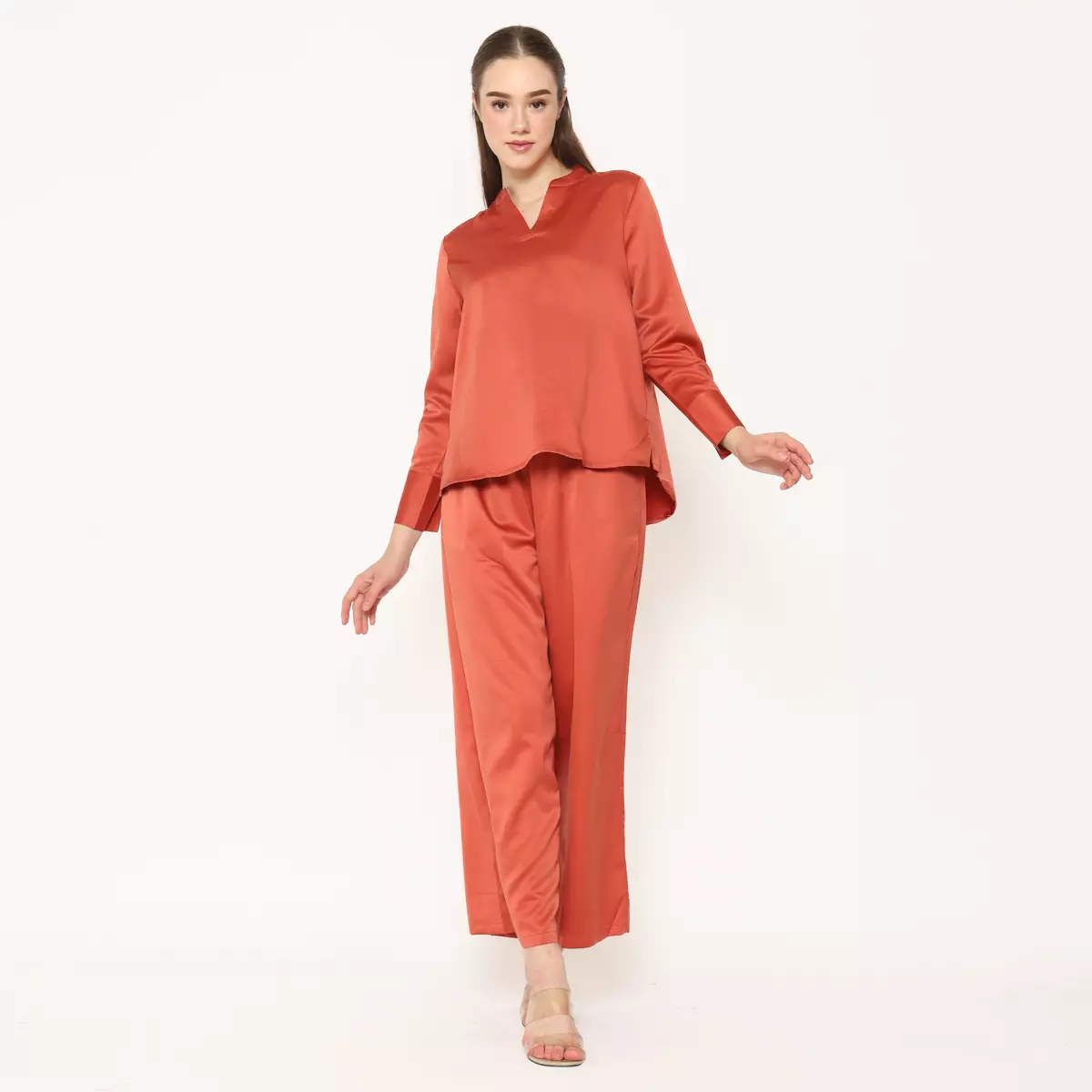 Aleea Celana Kulot Teracotta