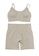 Twenty Eight Shoes brown VANSA Vest Shorts Yoga Fitness Set  VPW-YZJ628 579F8AA7E94361GS_1