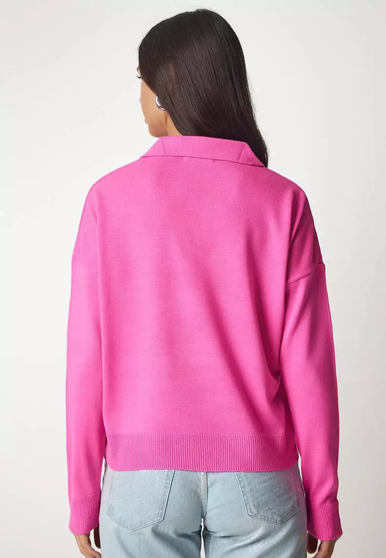 Basic Polo Collar Sweater